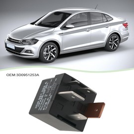 SING F LTD 1 Piece 5 Pins Car Relay Replacement Part 3D0951253A 12V 50A Automotive Relay Switch Compatible with Volkswagen