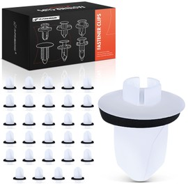 A-Premium 30PCS Nylon Bumper & Tail Lamp Screw Grommet Clip Retainer with Sealer Compatible with Toyota Corolla iM, Avalon, Yaris, C-HR & Lexus RX350, RX450hL, IS200t, NX300, RC350 - For 9mm Hole