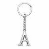 Yuxh Keychain A-Z Single Letter Keyring DIY Key Ring Cool