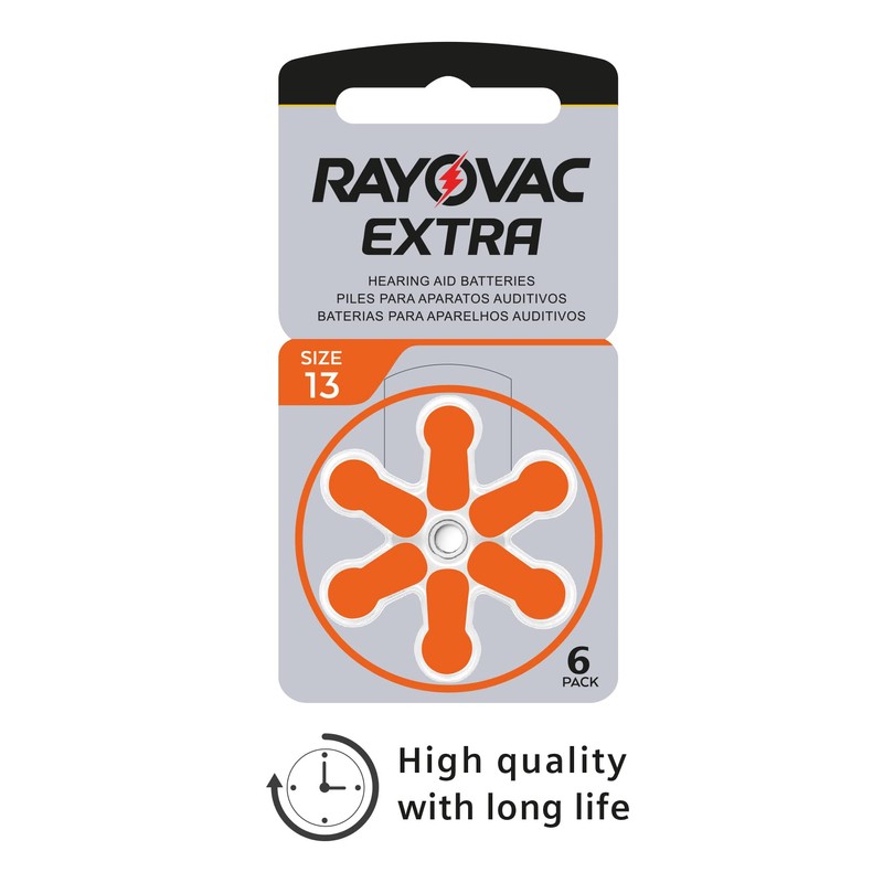 RAYOVAC WNS-emg-World Big Box Pack Extra Type 13 Hörgerätebatterien Zinc