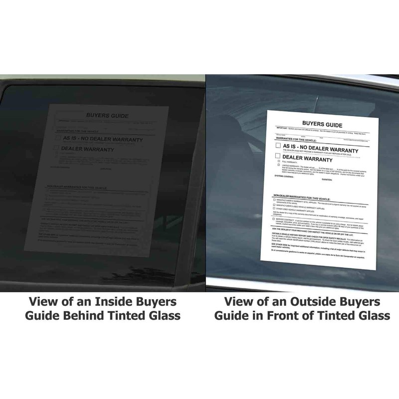 Buyers Guides for Car Dealers - Outdoor - Exterior Window