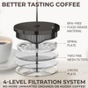 Cafe Du Chateau Stainless Steel French Press Coffee Maker -