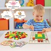 Tangram Children's Commodum Geometric Shapes Wooden Puzzles, Wooden Mosaic Game,