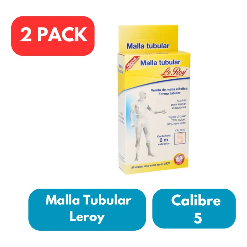 Malla Tubular Elástica Leroy Calibre 5 De 2 M Estirados
