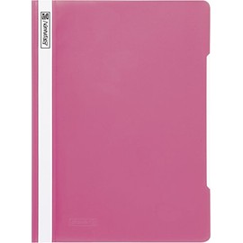 Brunnen File Folder/Plastic Folder A4Â PVC Film Eosin/rosa