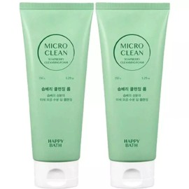 해피바스 마이크로 클린 솝베리 클렌징폼150gx2개 미세 모공 수분 딥 클렌징 Happybath Micro Clean Soapberry Cleansing Foam 150gx2 Deep Moisturizing Pore Cleansing