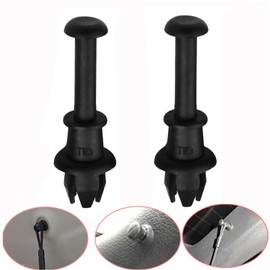 HYROOY Car Parcel Shelf String Cord Tonneau Cover Strap for MK6 MK5 8P 8V 1K6863447A 1K6863447A9B9 Tailgate Trunk Plastic