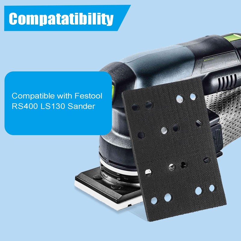 SUMNACON 4 Pack Sponge Sander Backing Pad Foam Sanding Pad,