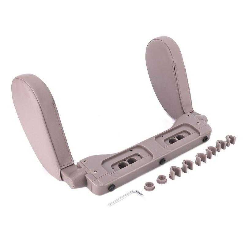 Universal Car Headrest Head Prop Support Pillow Leather Cushion Seat