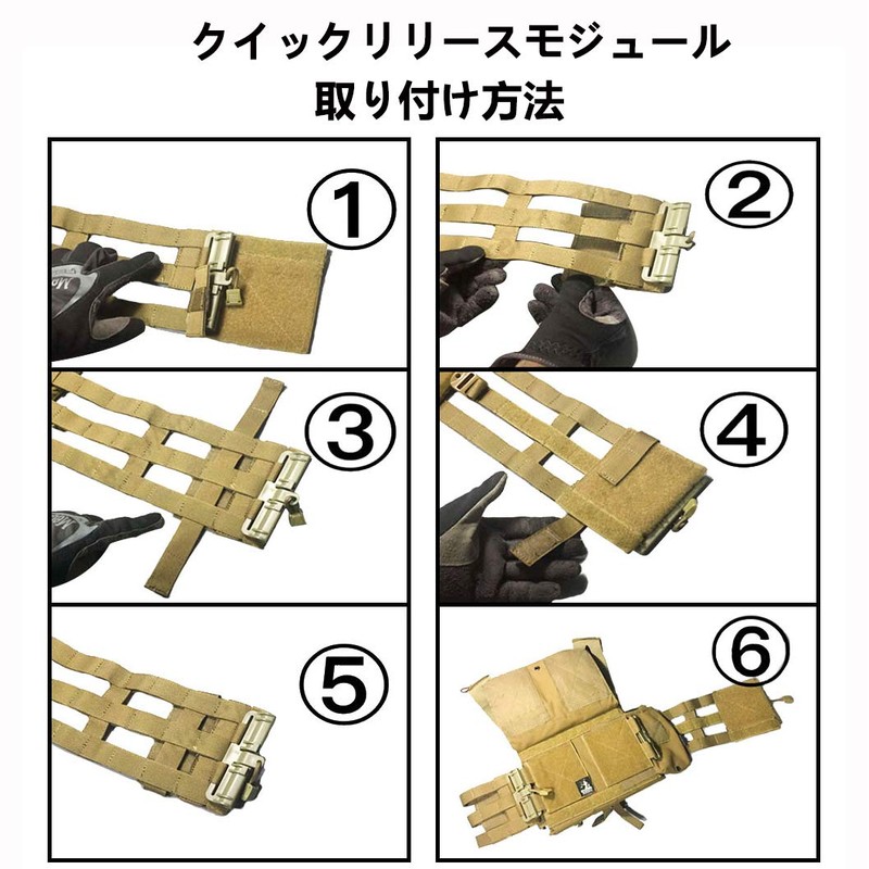 SINAIRSOFT Tactical Molle Single Point Quick Release Buckle JPC CPC