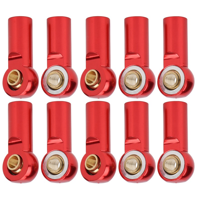 10Pcs RC Car Pull Connecting Rod Metal Ball Joint Accessory