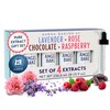 Pure Chocolate, Oregon Raspberry, Bulgarian Rose & Lavender Extract Set