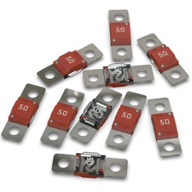 Auprotec Midi High Current Fuse / Screw Fuse / 40 A - 100 A, 50A Ampere Red