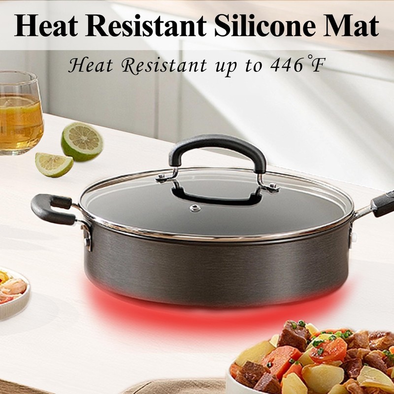 Large Silicone Countertop Protector Mat 15.7x78.7in, Heat Resistant, Nonstick Waterproof