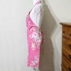 April Cornell Floral Pink Cooking Chef Cotton Apron