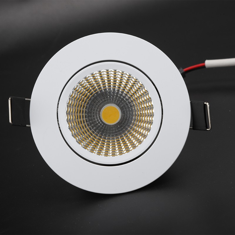 COB Aluminium LED Ceiling Light Recessed Downlight Indoor Decoration Lamp