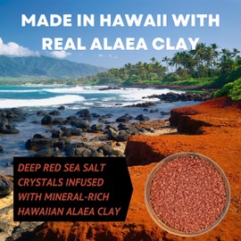 Alaea Red Hawaiian Sea Salt, Red Finishing Salt to Add Color to Any Dish, Made with Alaea Clay, 5 oz Pouch - Sea Salt Superstore