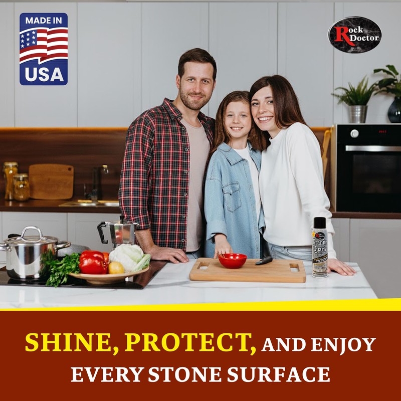 Rock Doctor Granite Polish Spray and Surface,18oz.Can Polish Tile, Marble,