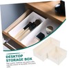 COHEALI 2pcs Japanese-style Storage Box Storage Bin Desktop File Case