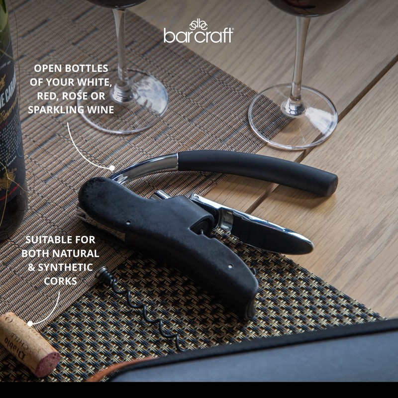 Kitchen Craft Bar Craft Lever-Arm Power Arc Corkscrew