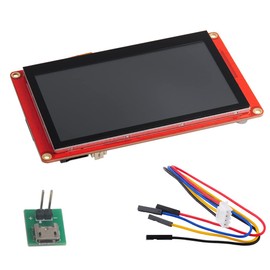 DIYmalls Nextion Intelligent 7 Inch HMI Display 5V Capacitive Touchscreen 800 x 480 TFT LCD for Arduino ESP32 (NX8048P070-011C)