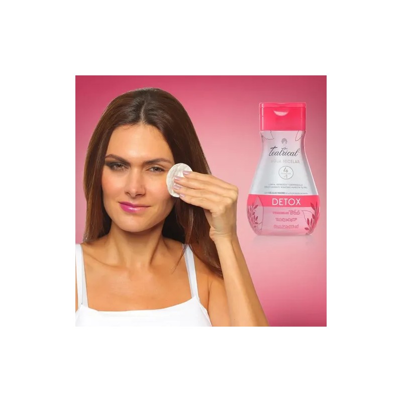 Agua Micelar Teatrical Detox Con Células Madre 600 Ml