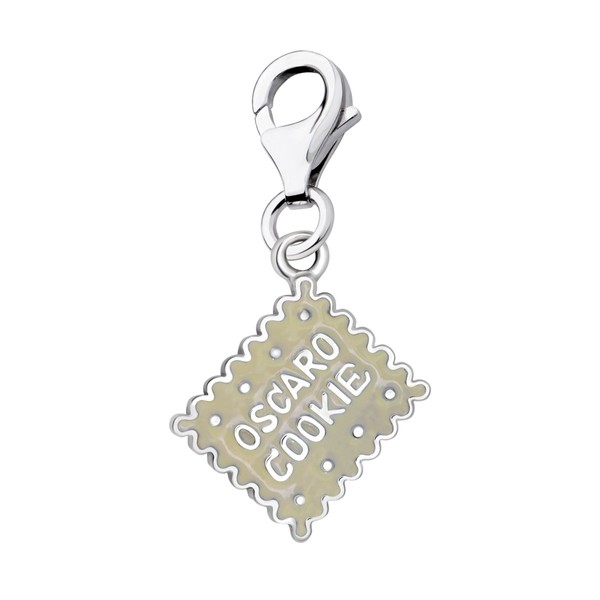 Quiges 925 Silver Christmas Mood Charm Pendant with Lobster Clasp