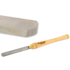 Hurricane Turning Tools, HTT-104, High Speed Steel, 3/4" Round Nose Scraper for Woodturning