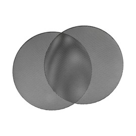 REPAIROCK Universal 7 Inch Speaker Grills Mesh for Audio Subwoofer 182x6.5mm Grille without Frame Black - Pack of 2 Auto Replacement Parts