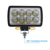 Raycharm 4x6 inch Rectangular Off-Road LED Fog Light for Truck,