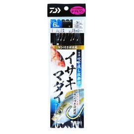 DAIWA Comfortable Streamer, Izaki Madai, 3 Needles, 1 Set, 1 Set, 4-4, 16.4 ft (6 m)