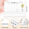 KONVINIT Small Desk Calendar 2026-2027, Pink Desk Calendar 2026 -