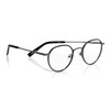 eyebobs BFF Premium Unisex Reading Glasses, Silver/Black Front with Silver