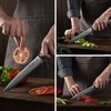 Wakoli Carving Knife, 7-inch Blade Damascus Chef Knife made from
