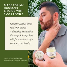 Herbal Muscle & Joint Salve with Arnica Calendula St John’s Wort & Essential Oils Soothing Body Balm for Massage Relaxation & Skin Care Support