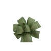 Handmade Small 5-6" Hand Made Wired Wreath Bow -Linen -
