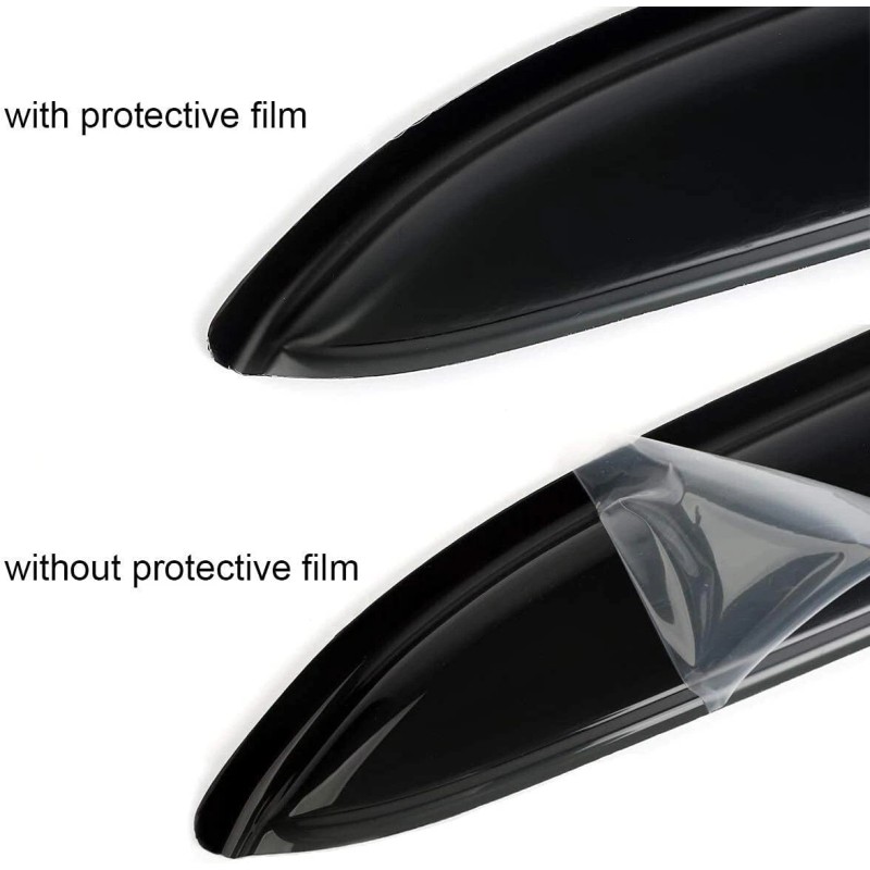 Unbranded 4pcs Window Visors Wind Deflector for 2009-2013 Nissan Rogue,2014-201