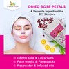 Organic Veda Dried Rose Petals, 4 oz - 100% Organic