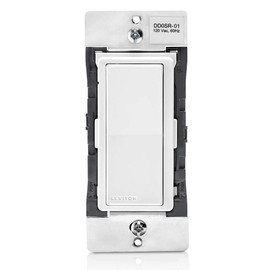 Leviton Decora Smart Switch Companion for Multi-Location Switching (Not for Stand-Alone use), 120VAC, 60Hz, DD0SR-1Z, White, Ivory, Light Almond