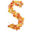 Autumn Garland - 5.8Ft Autumn Decorations Hanging Maple Leaf Garland