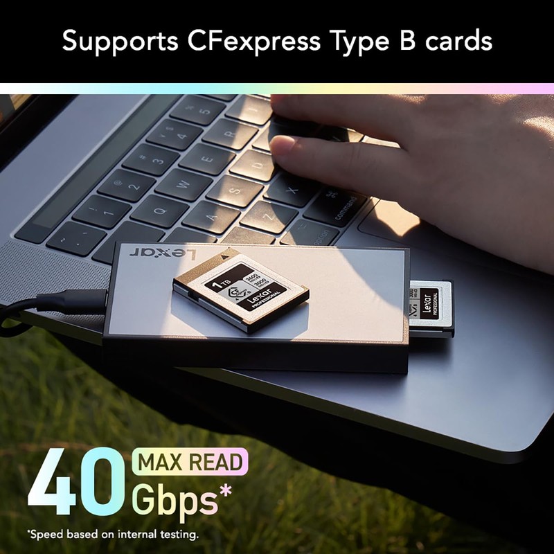 Lexar Professional Workflow SD/microSD UHS-II Card Reader