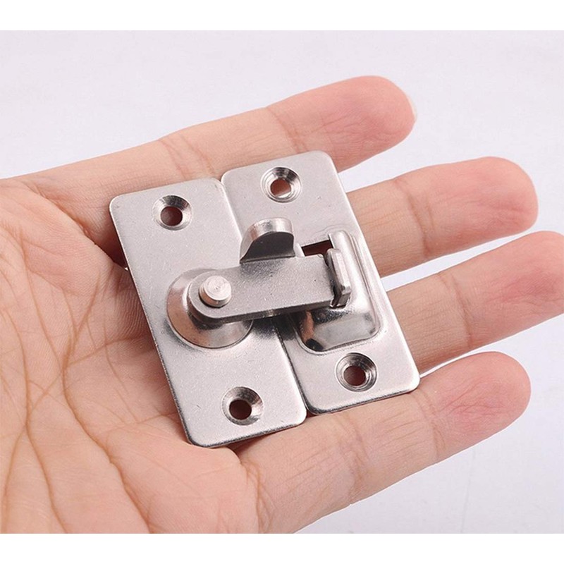 Repuhand Door Hasp Latch 90 Degree with 4 Screws for