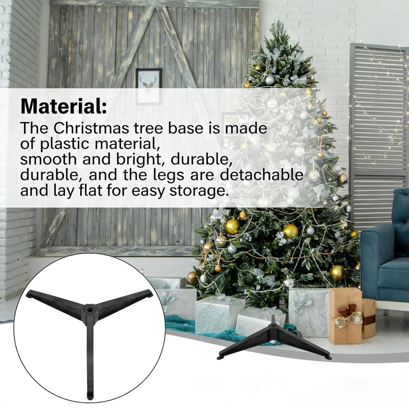VOSCHOIX Artificial Christmas Tree Stand Replacement, Plastic Christmas Tree Legs