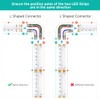 BTF-LIGHTING FCOB 12MM 6PIN Connector Kit for COB RGBCCT LED