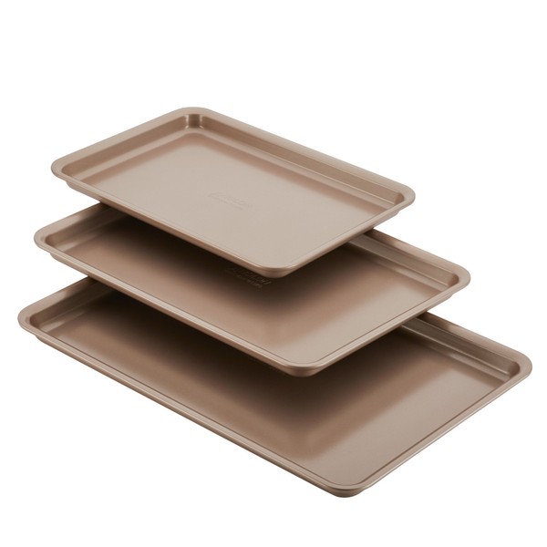 Anolon Gourmet Nonstick Bakeware Set with Nonstick Cookie Sheets /