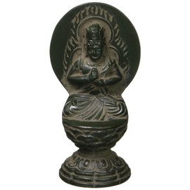 Dainichi Nyorai, Old Bronze, 2.8 inches (7 cm)