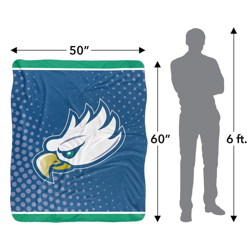 Florida Gulf Coast University Blanket, 50"x60" Logo Dots, Silky Touch