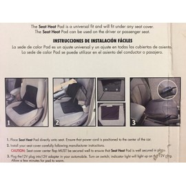 Automotive Innovations, Inc. Car Seat Heat Cover Heated Winter Easy Install Bucket Seats 12V Warmer Front
