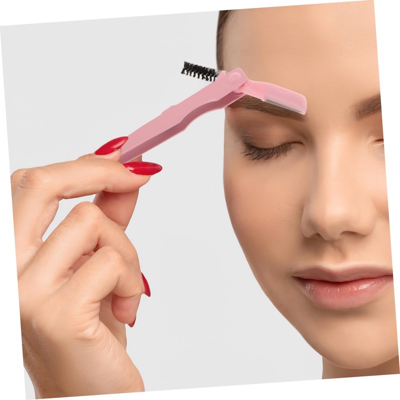 Gatuida Stainless Steel Multifunctional Eyebrow Trimmer Tweezer Precision Grooming Tool
