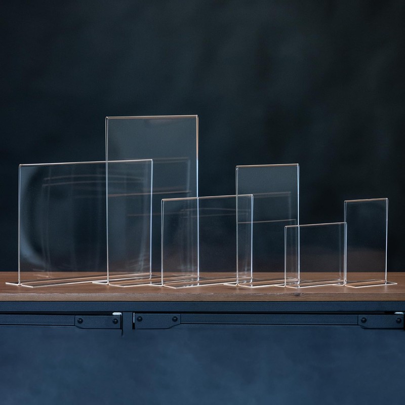 HMF 46925 Acrylic Menu Holder upright | DIN A4 Landscape
